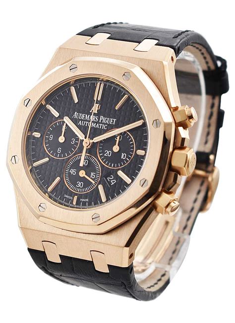 Audemars Piguet Royal Oak Chronograph Rose Gold Black 